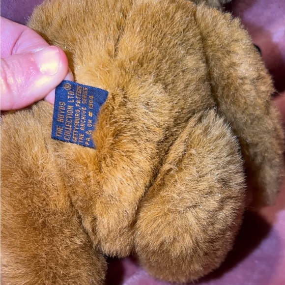 Vintage Boyds Bears Red and Brown Plush Pair - Picture 3 of 5